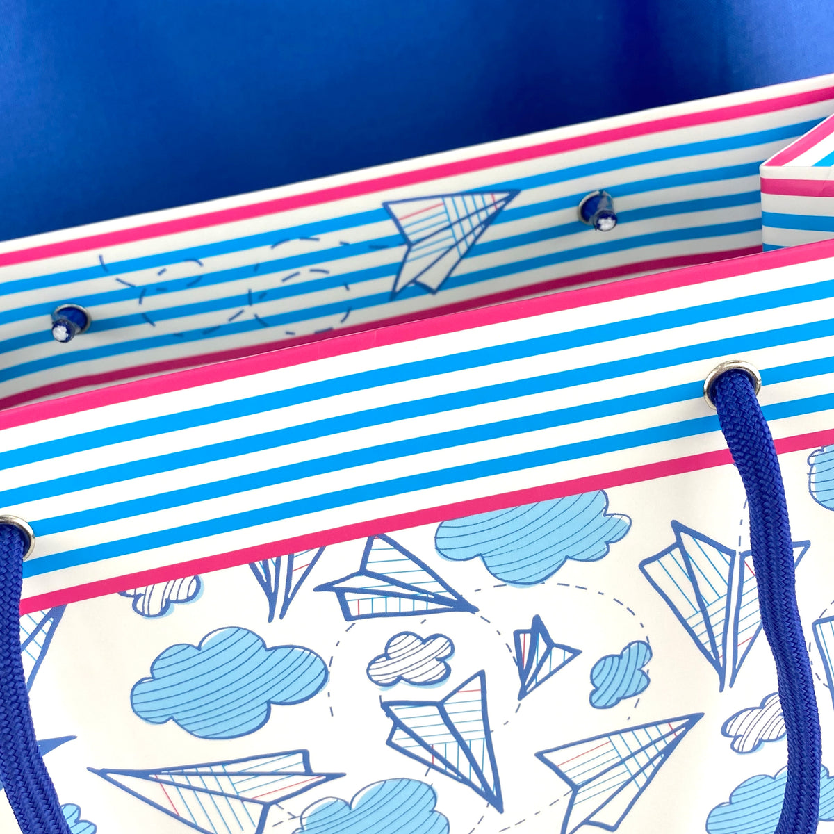 Paper Airplanes Pattern-Gift Bag