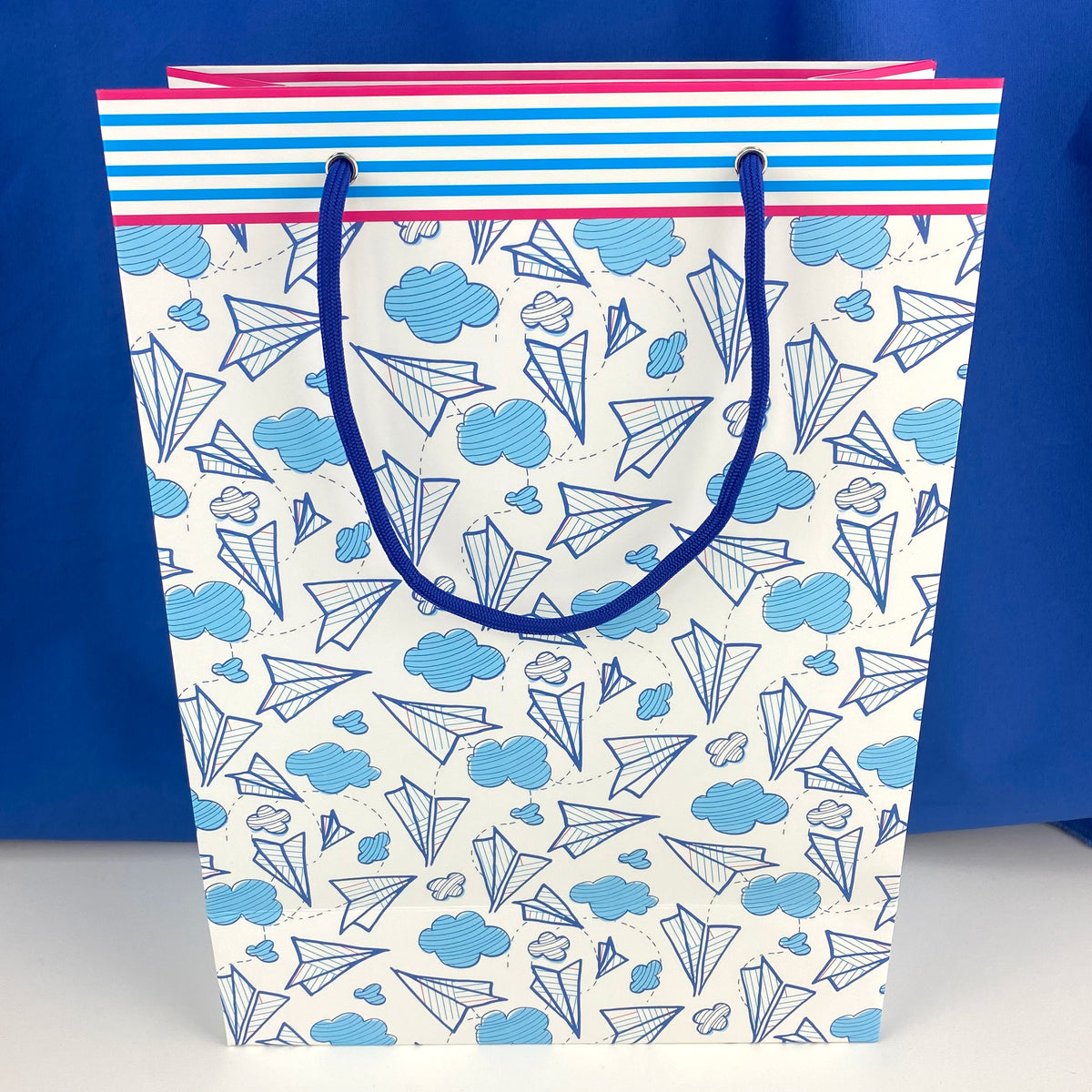 Paper Airplanes Pattern-Gift Bag