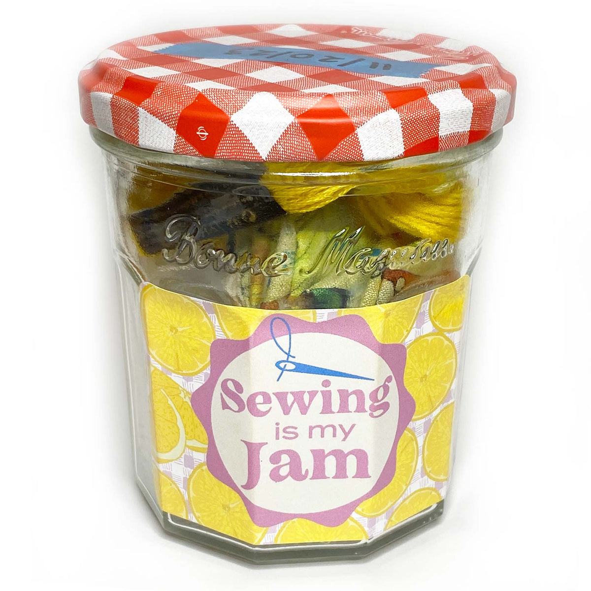 Sewing is My Jam Jar-Yellow/Lemon Curd
