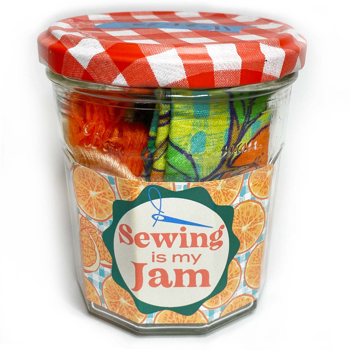 Sewing is My Jam Jar-Orange