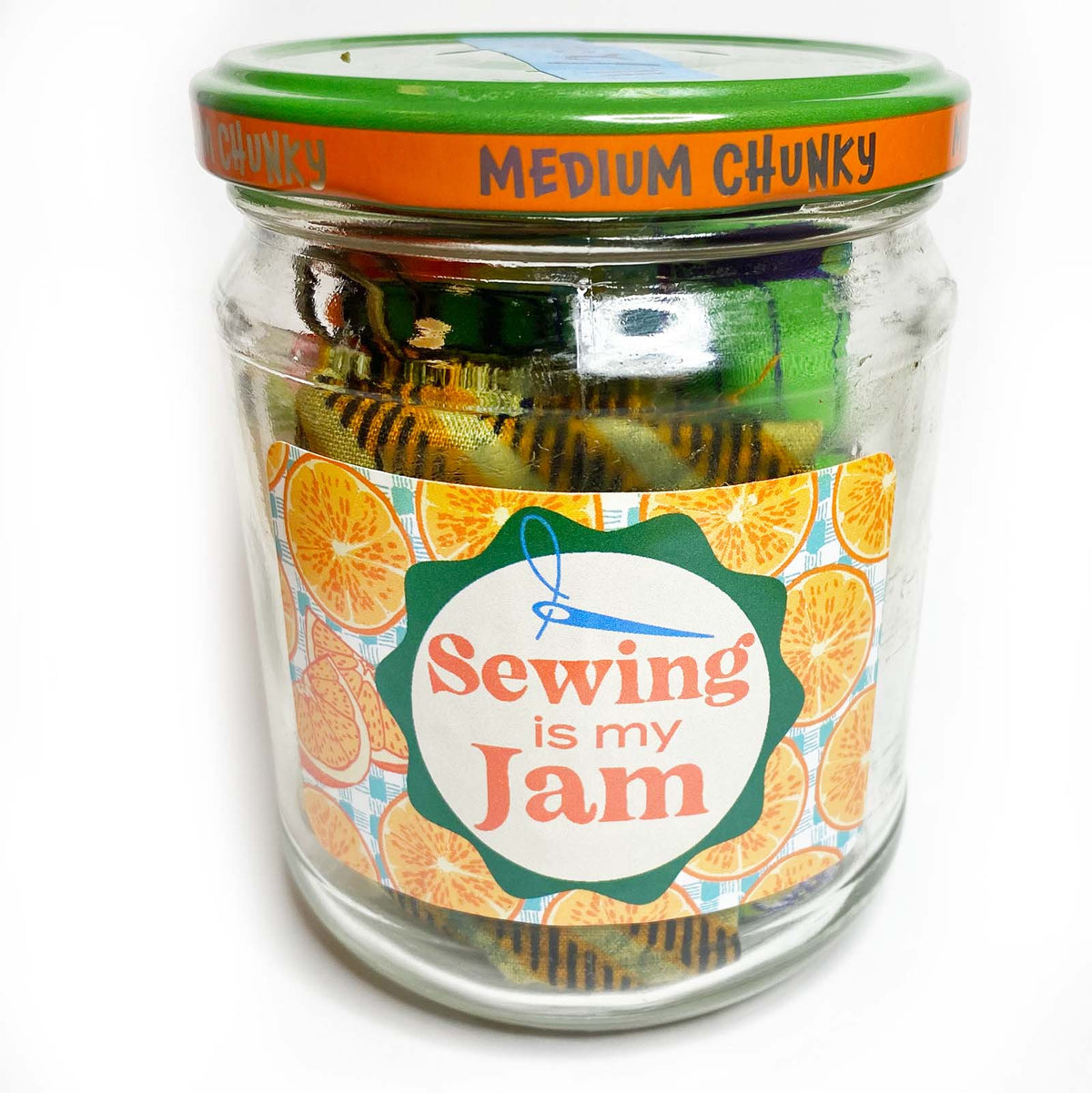 Sewing is My Jam Jar-Orange