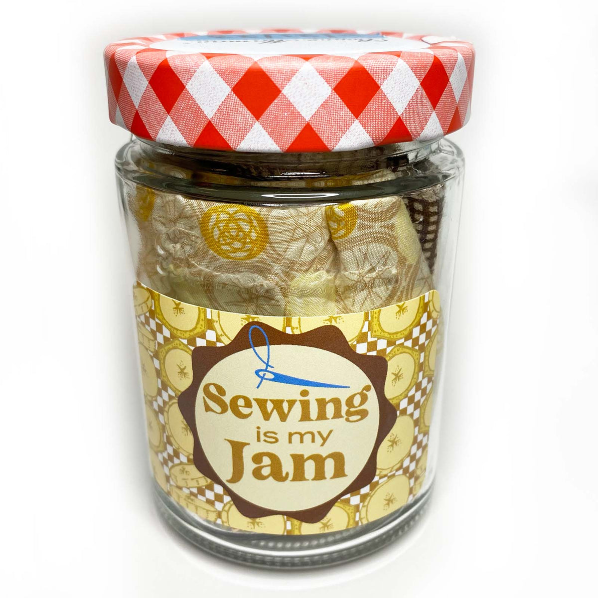 Sewing is My Jam Jar-Yellow/Banana