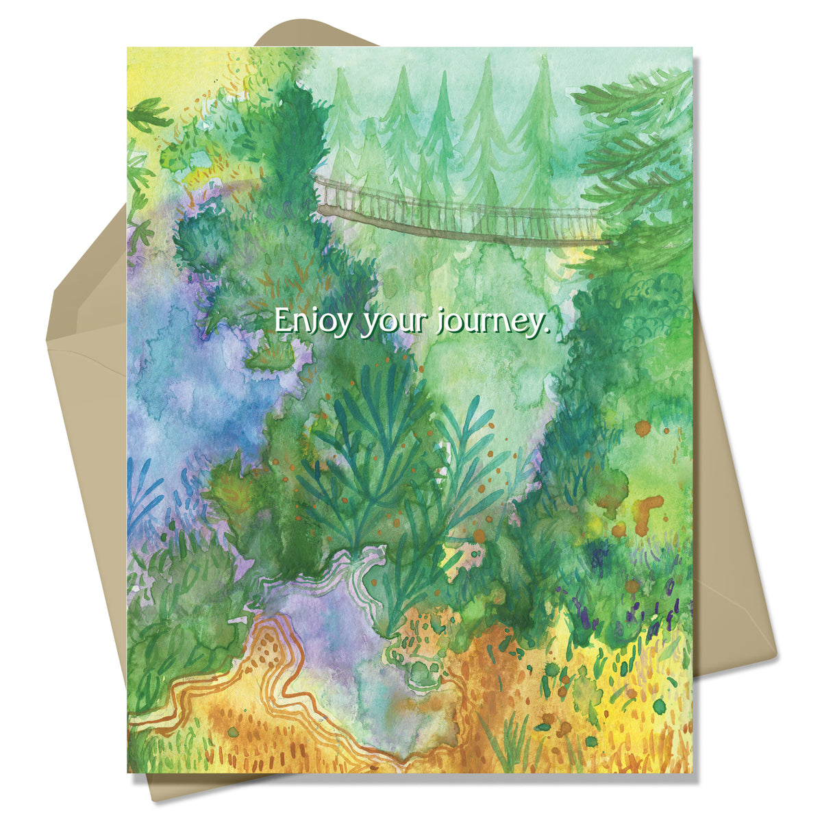 Enjoy Your Journey Greeting Card