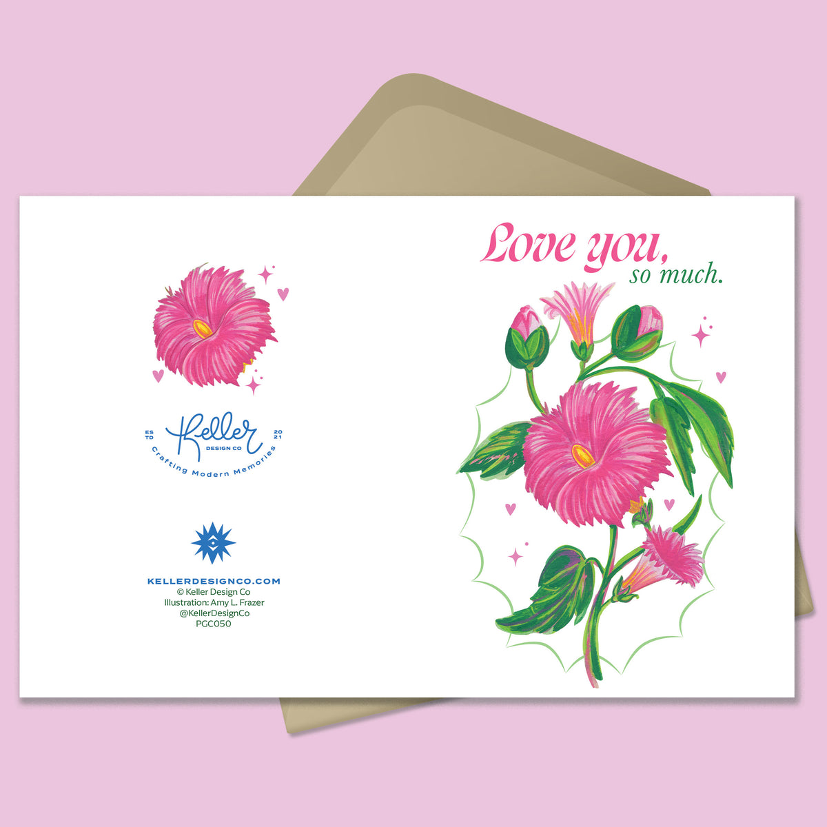 Love You, So Much Rose Greeting Card