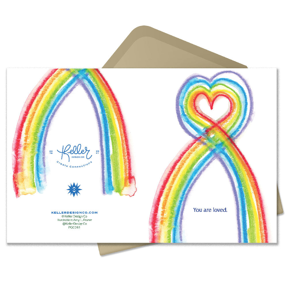 You are Loved A2 Greeting Card