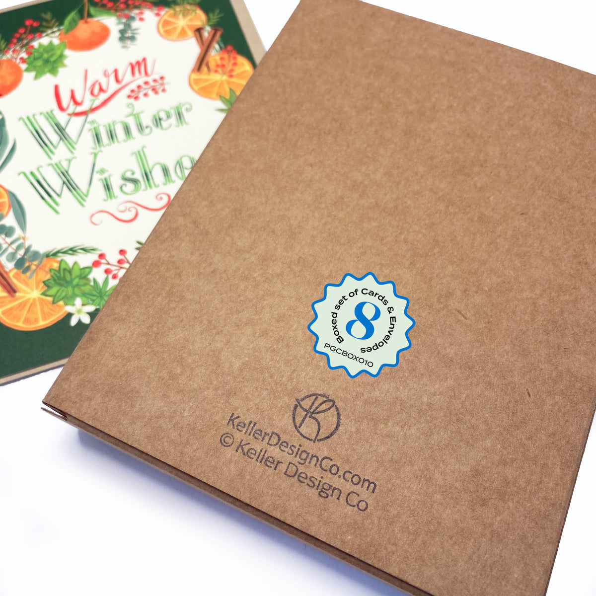 Boxed Set of 8 Cards-Warm Winter Wishes Greeting Cards