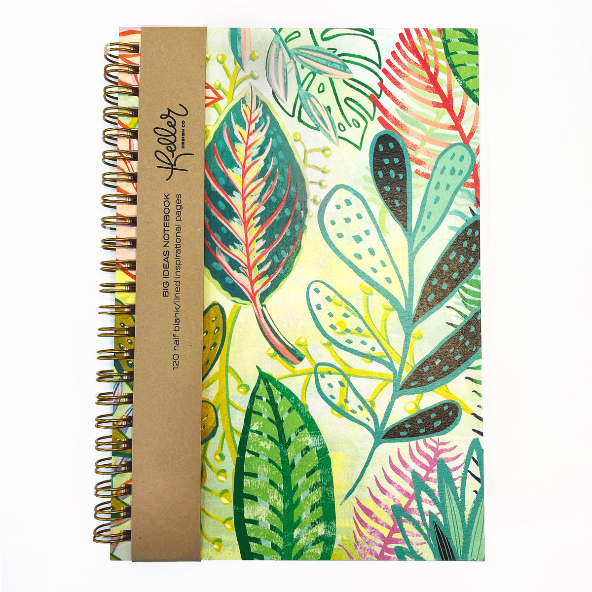 Wild Plants-5.5”x8”- Big Ideas Spiral Bound Notebook