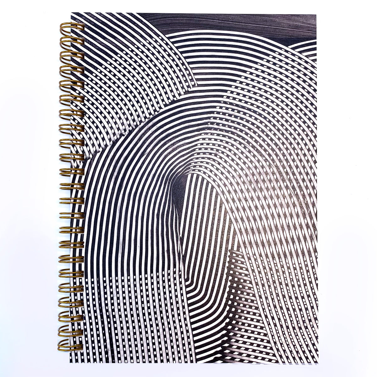 Curves Ahead: Black No.2-5.5”x8”- Big Ideas Spiral Bound Notebook