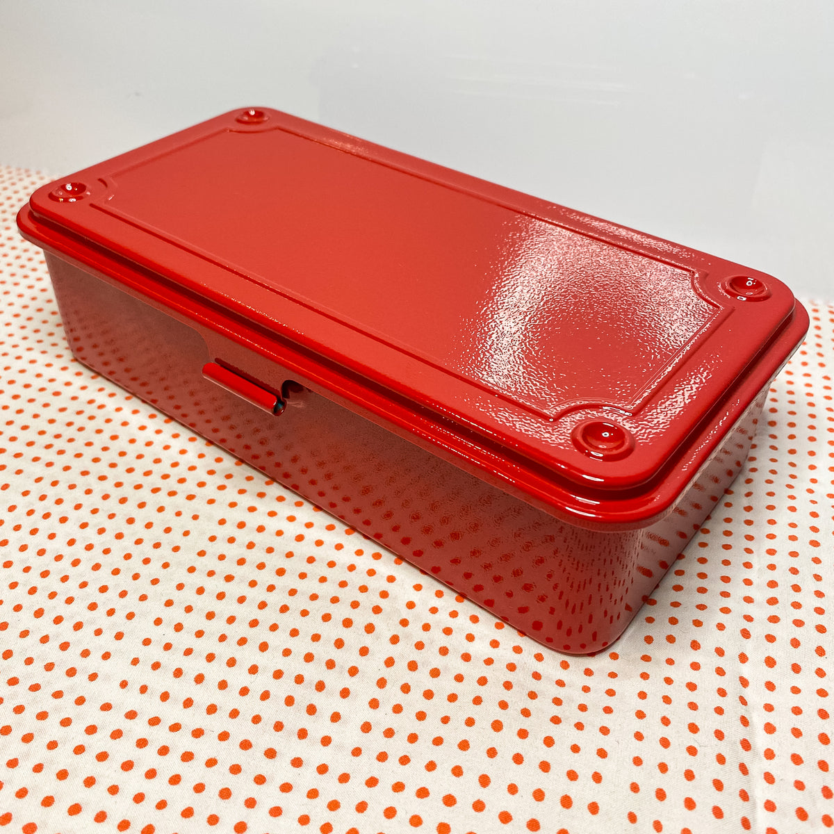 Toyo Steel Metal Tool Box (Red) &quot;Grab Box&quot;