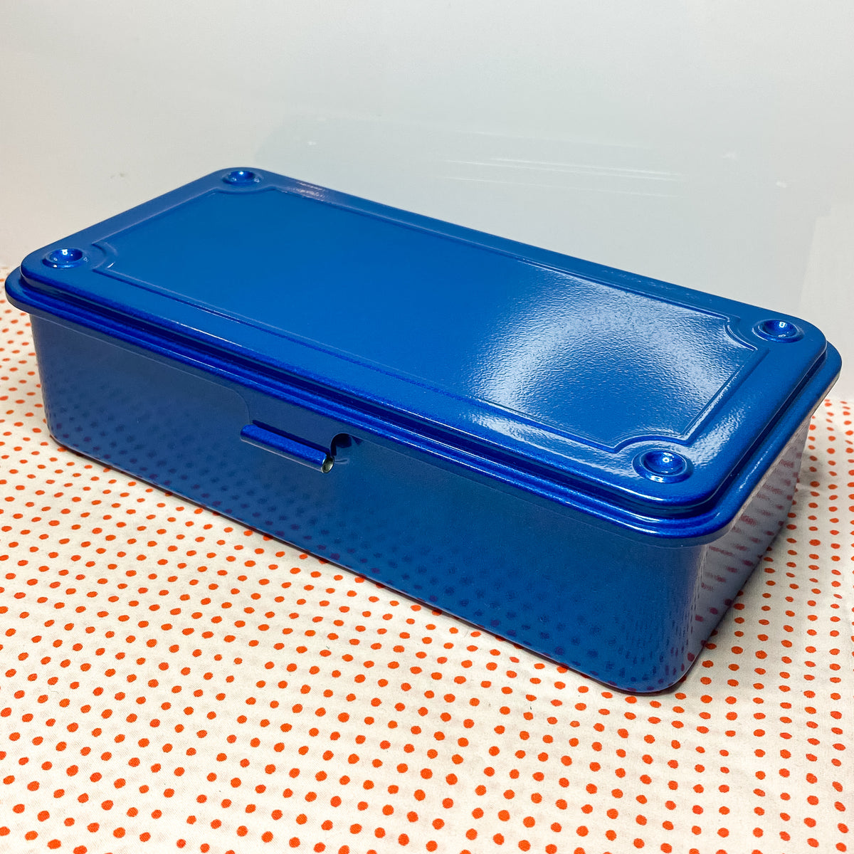 Toyo Steel Metal Tool Box (Blue) &quot;Grab Box&quot;