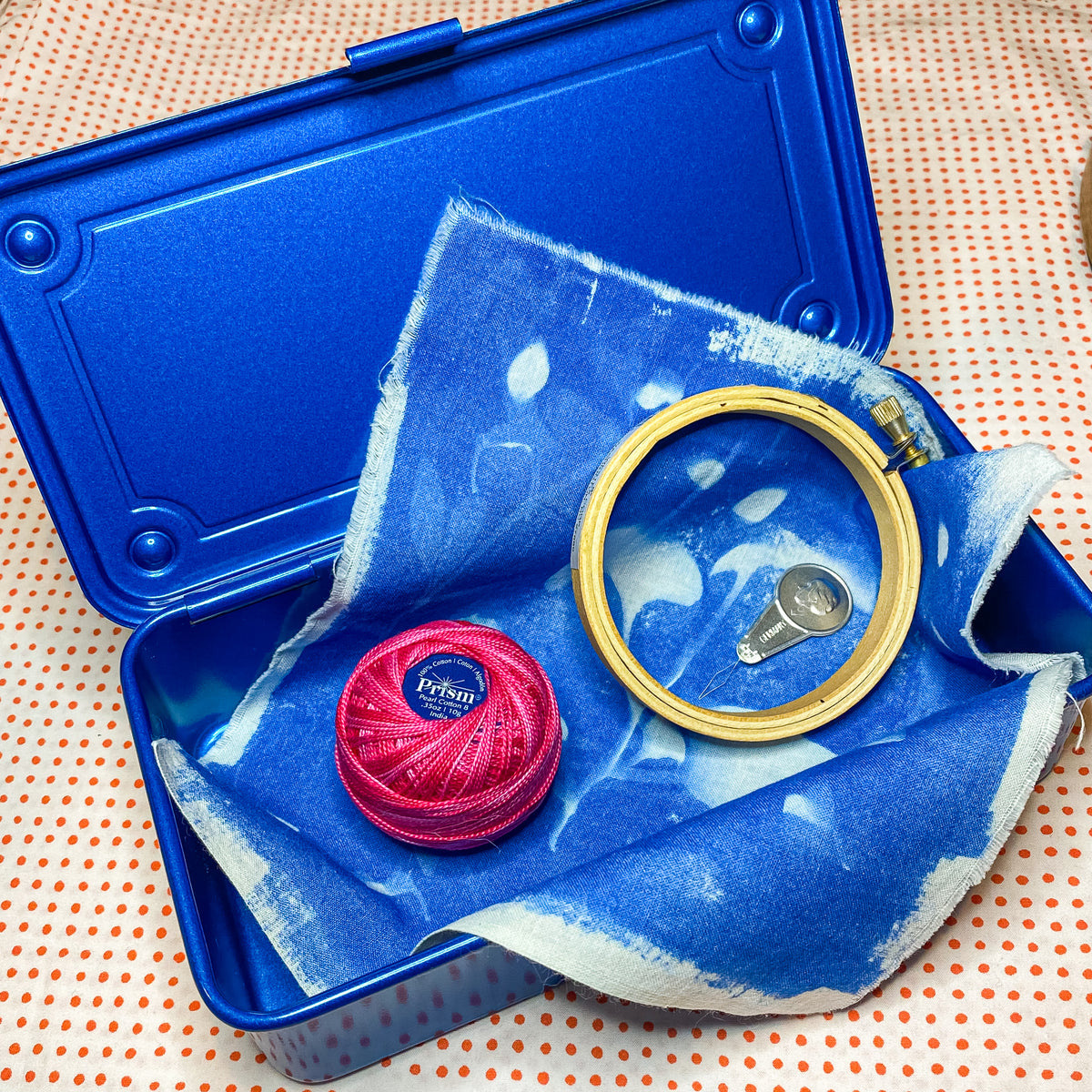 Toyo Steel Metal Tool Box (Blue) &quot;Grab Box&quot;