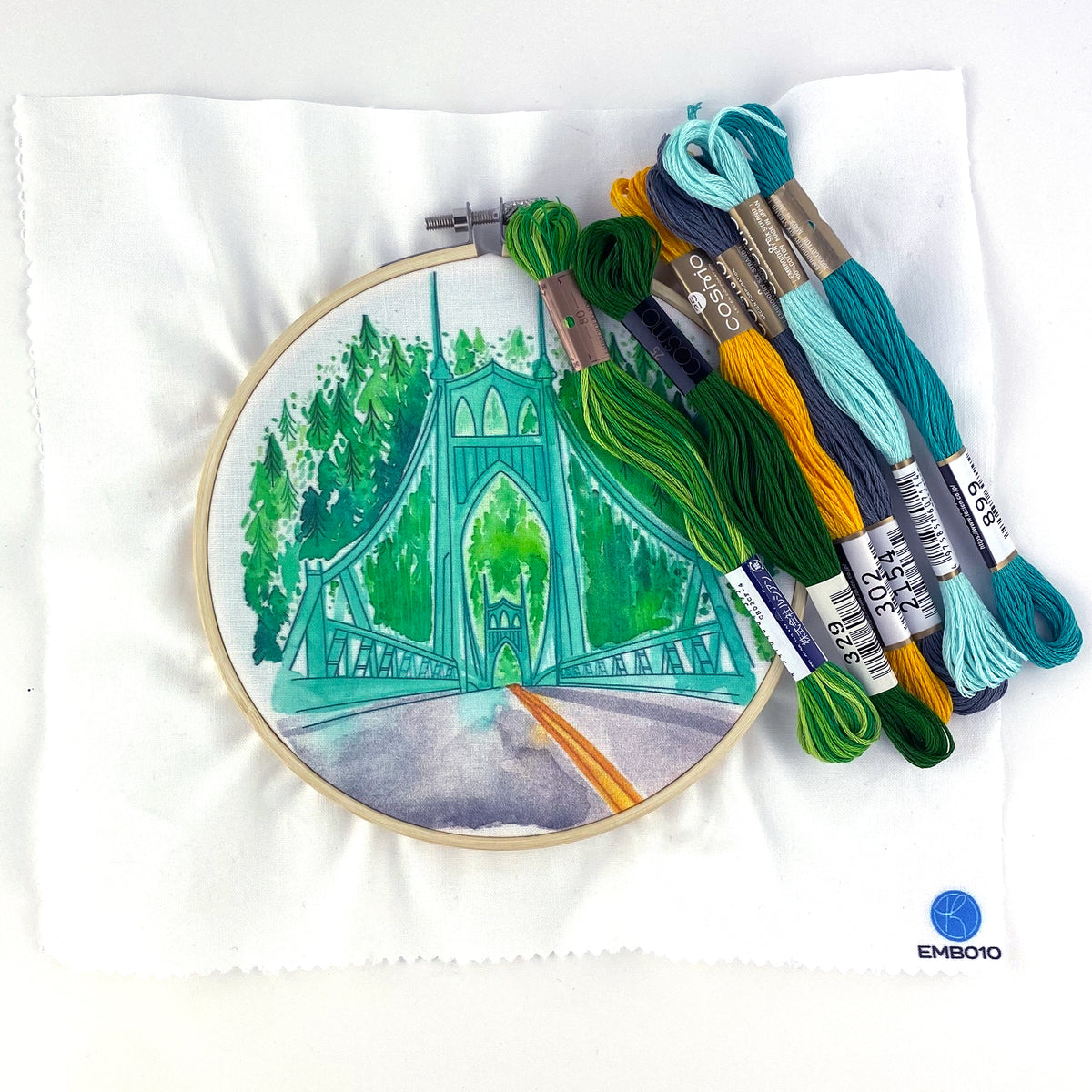 St Johns  Bridge Embroidery Kit