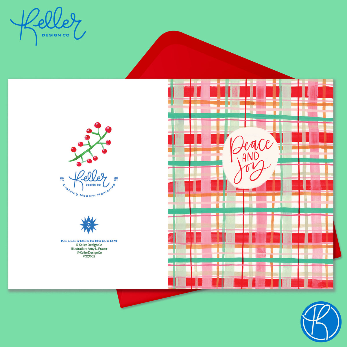 Peace and Joy Greeting Card