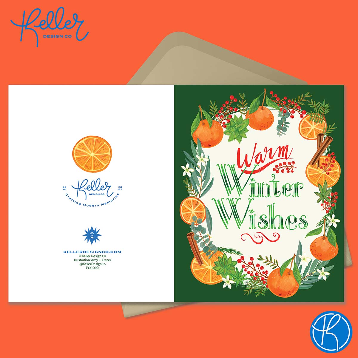 Warm Winter Wishes Greeting Card