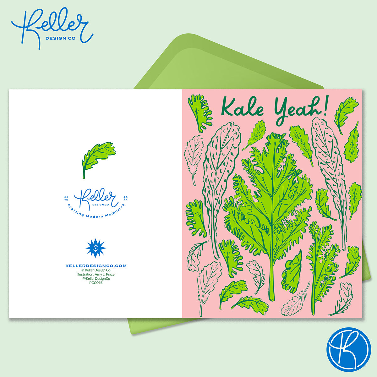 Kale Yeah! Greeting Card