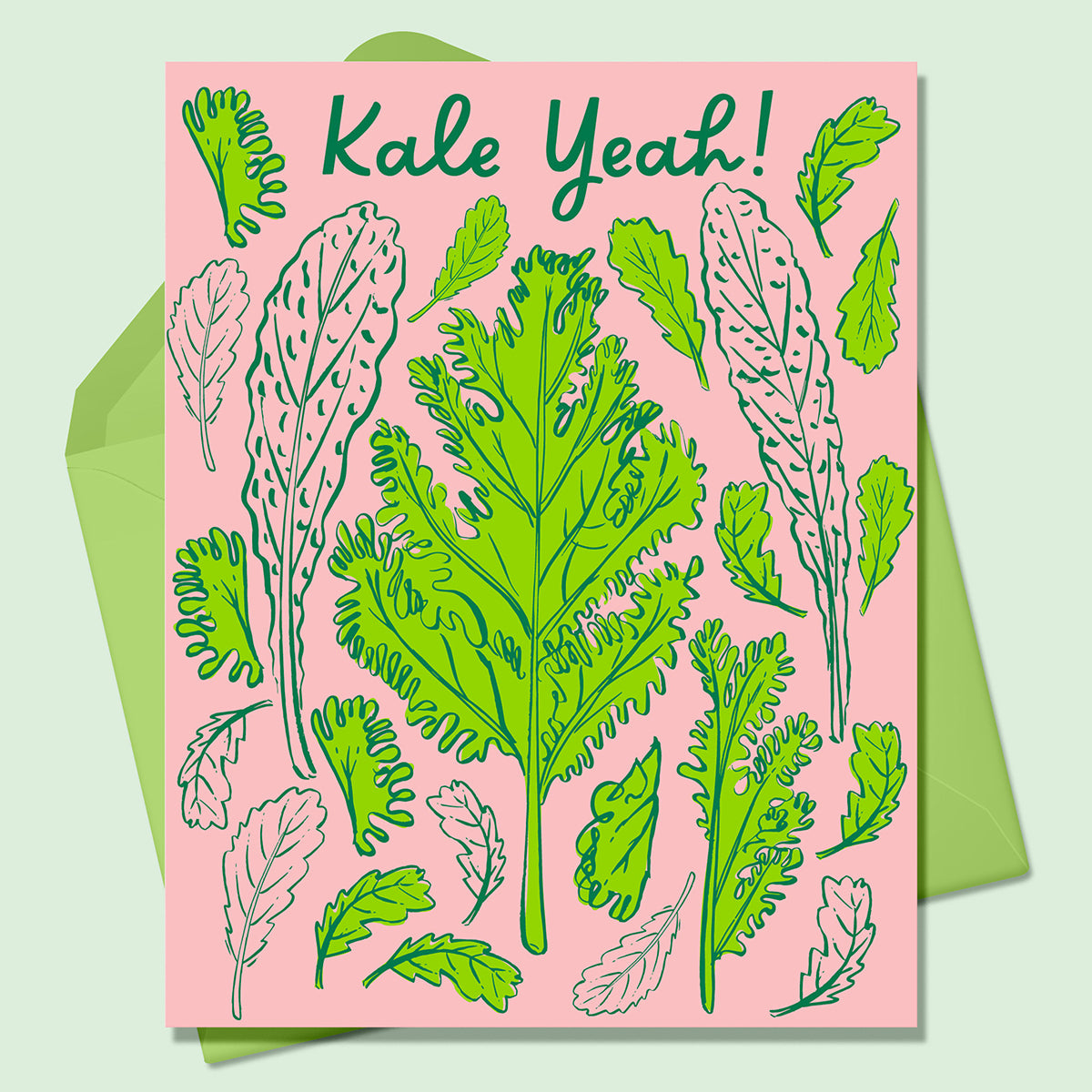 Kale Yeah! Greeting Card
