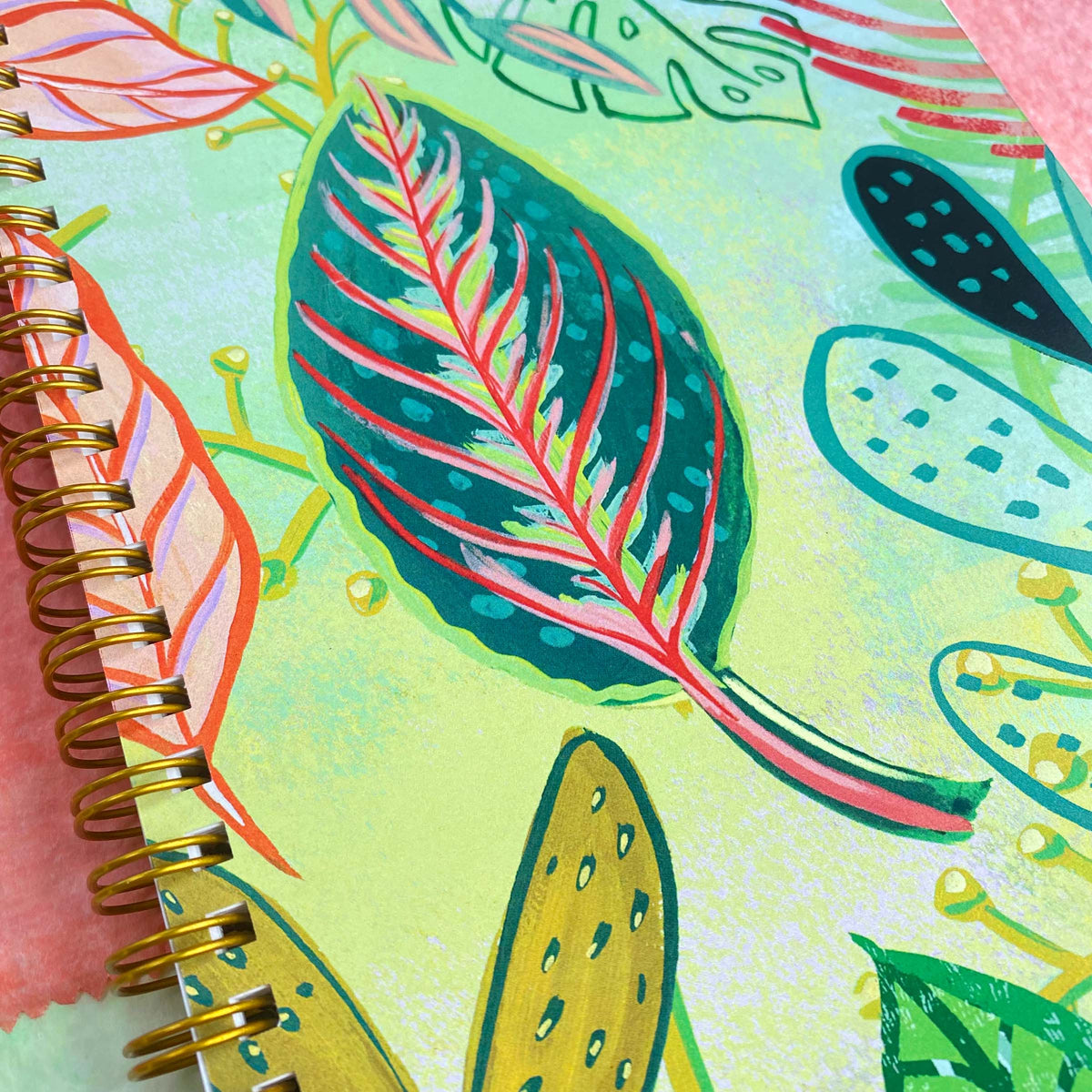 Wild Plants-5.5”x8”- Big Ideas Spiral Bound Notebook