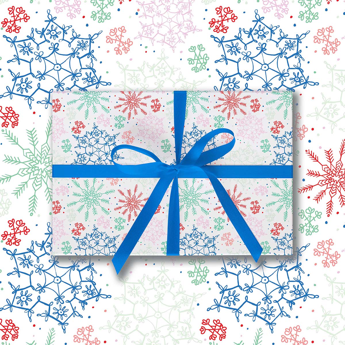 Let it Snow-White Gift Wrap-3 Sheets